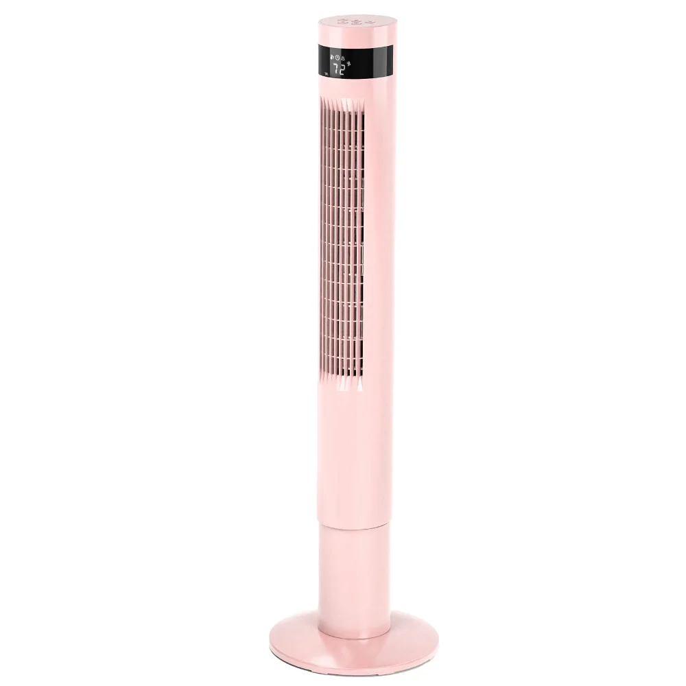 ELECTACTIC Tower Fan, 43 in, Pink