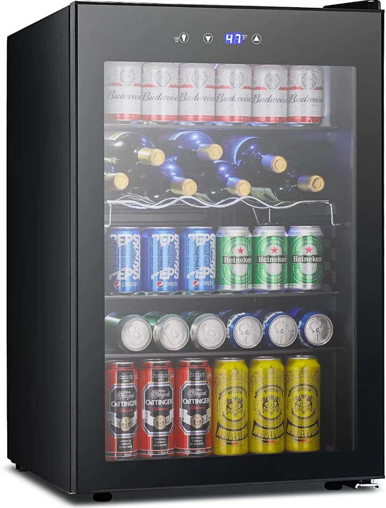 ELECTACTIC Wine Cooler, 37 bottles, Black