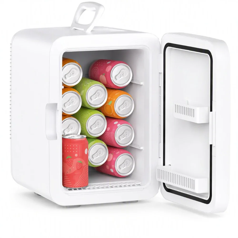 ELECTACTIC Portable Mini Fridge, 10 L, White