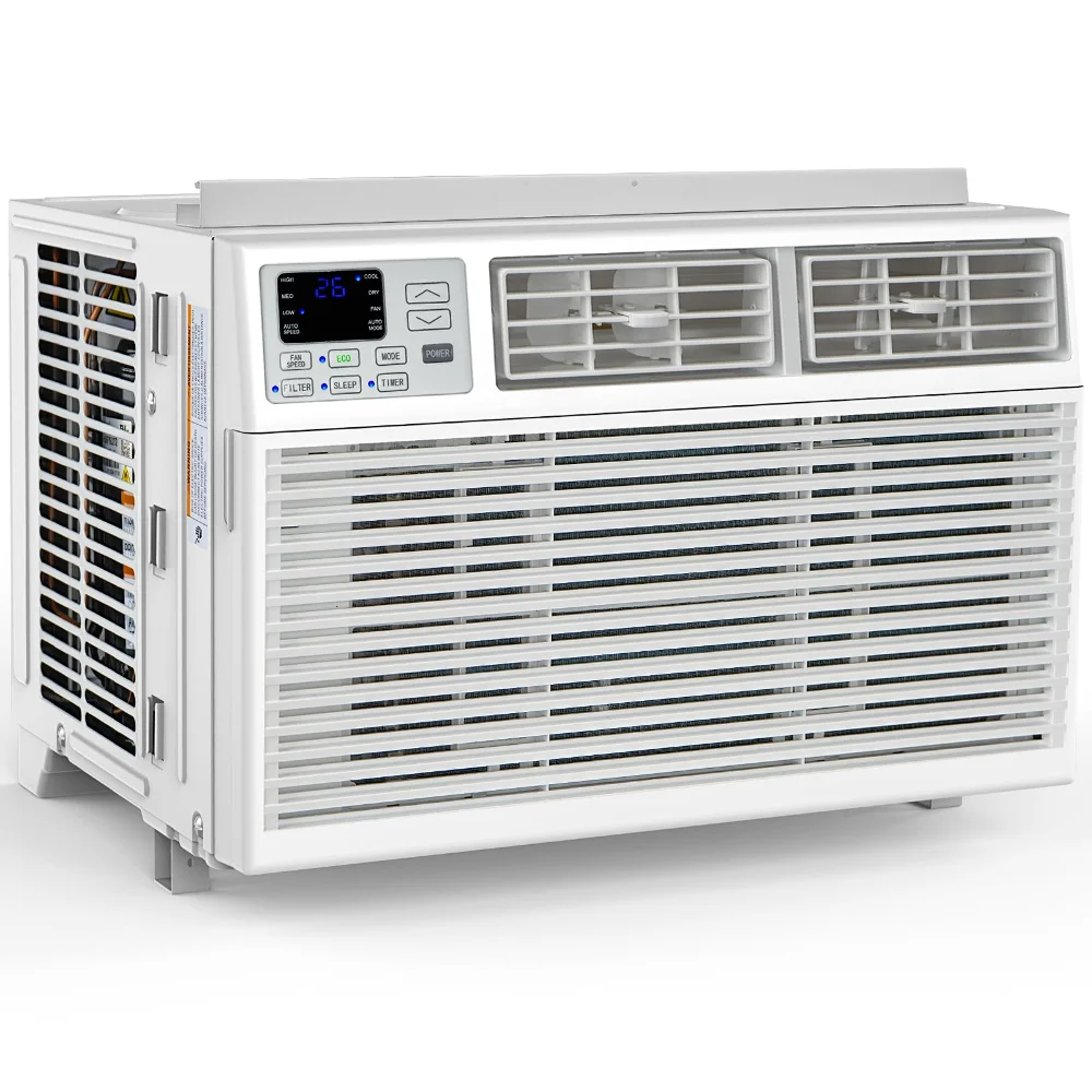 ELECTACTIC Window Air Conditioner, 12,000 BTU, White