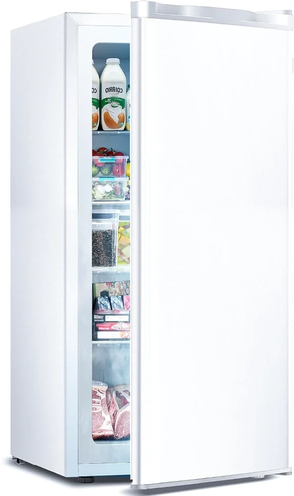 ELECTACTIC Upright Freezer, 6.5 cu ft, White
