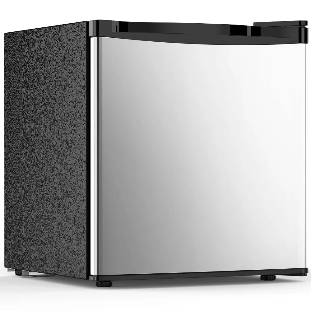 ELECTACTIC Compact Refrigerator, 1.7 cu ft, Silver