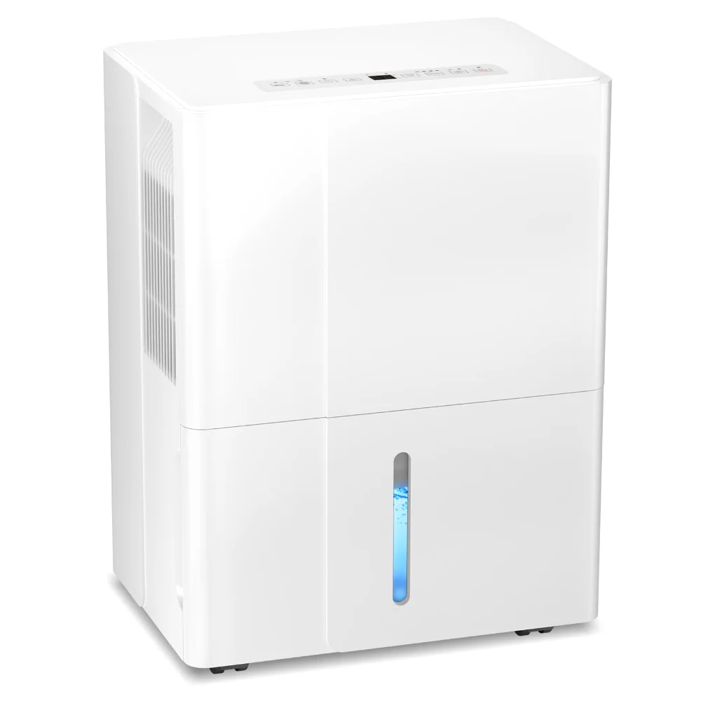 ELECTACTIC Dehumidifier, 50 pints/day, White