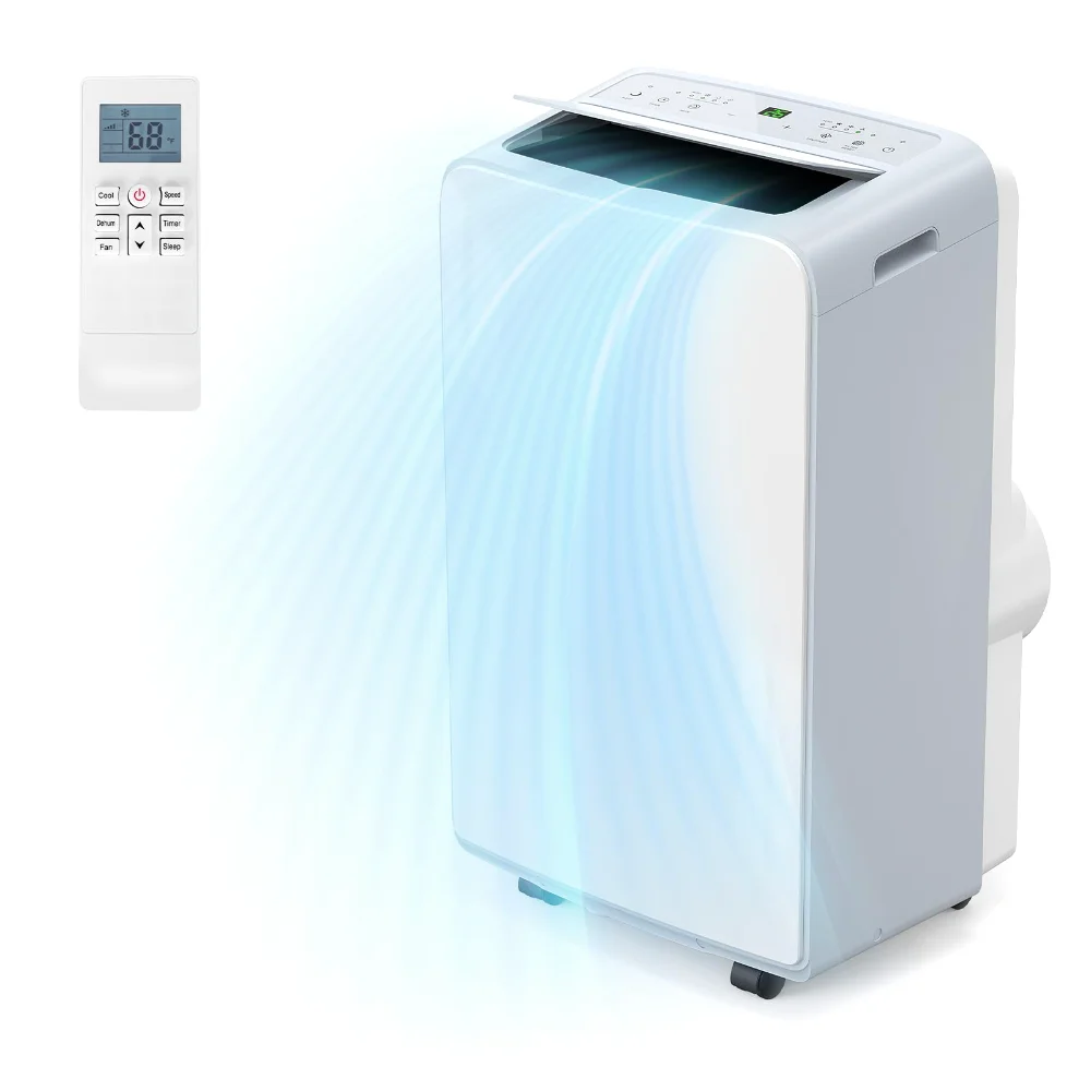 ELECTACTIC Portable Air Conditioner, 7,000 BTU, White