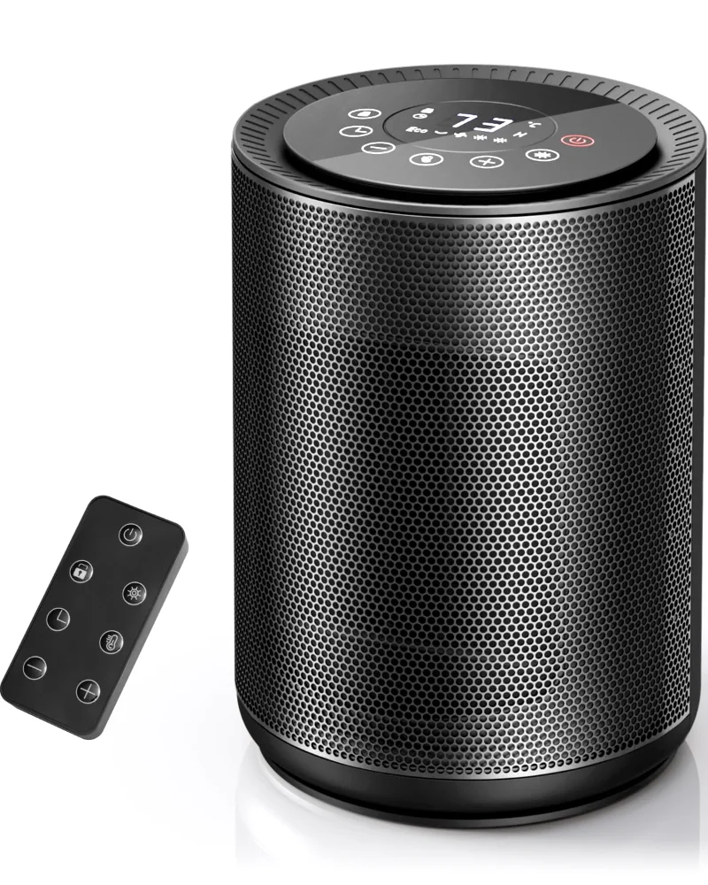 ELECTACTIC Space Heater, 1,500 W, Black