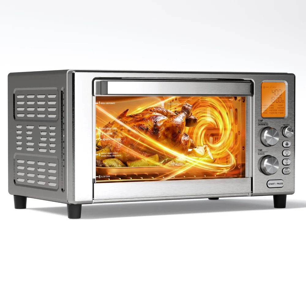 ELECTACTIC Air Fryer Oven, 1,500 W, Silver