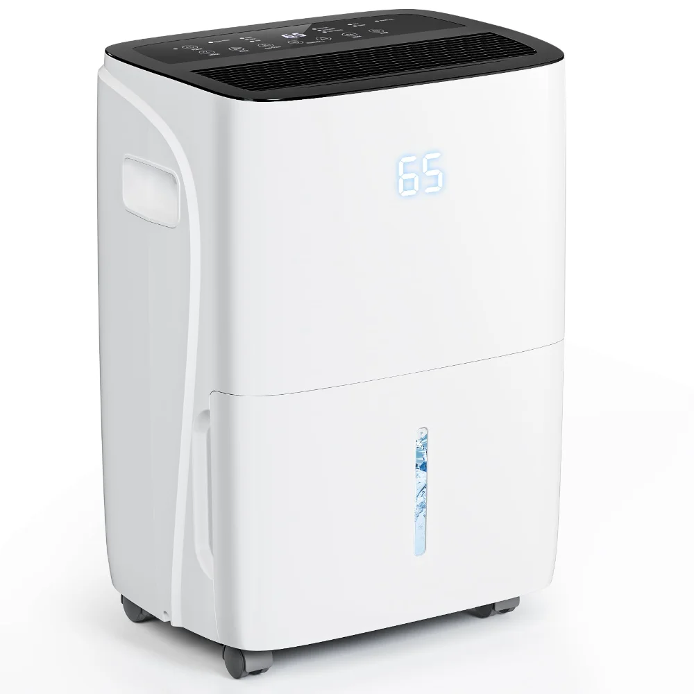 ELECTACTIC Dehumidifier, 80 pints/day, White