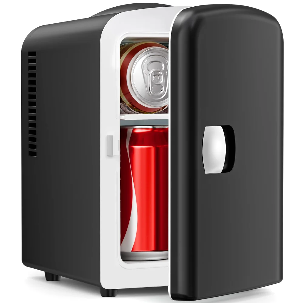 ELECTACTIC Skincare Fridge, 4 L, Black