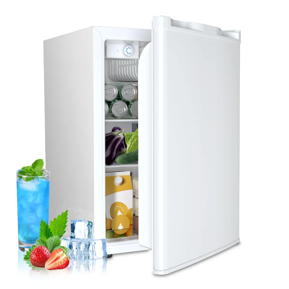 ELECTACTIC Mini Fridge with Freezer, 2.56 cu ft, White