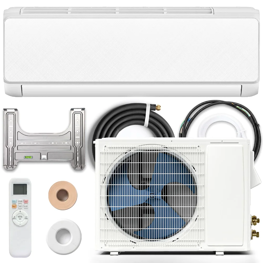 ELECTACTIC Mini Split Air Conditioner, 18,000 BTU, White