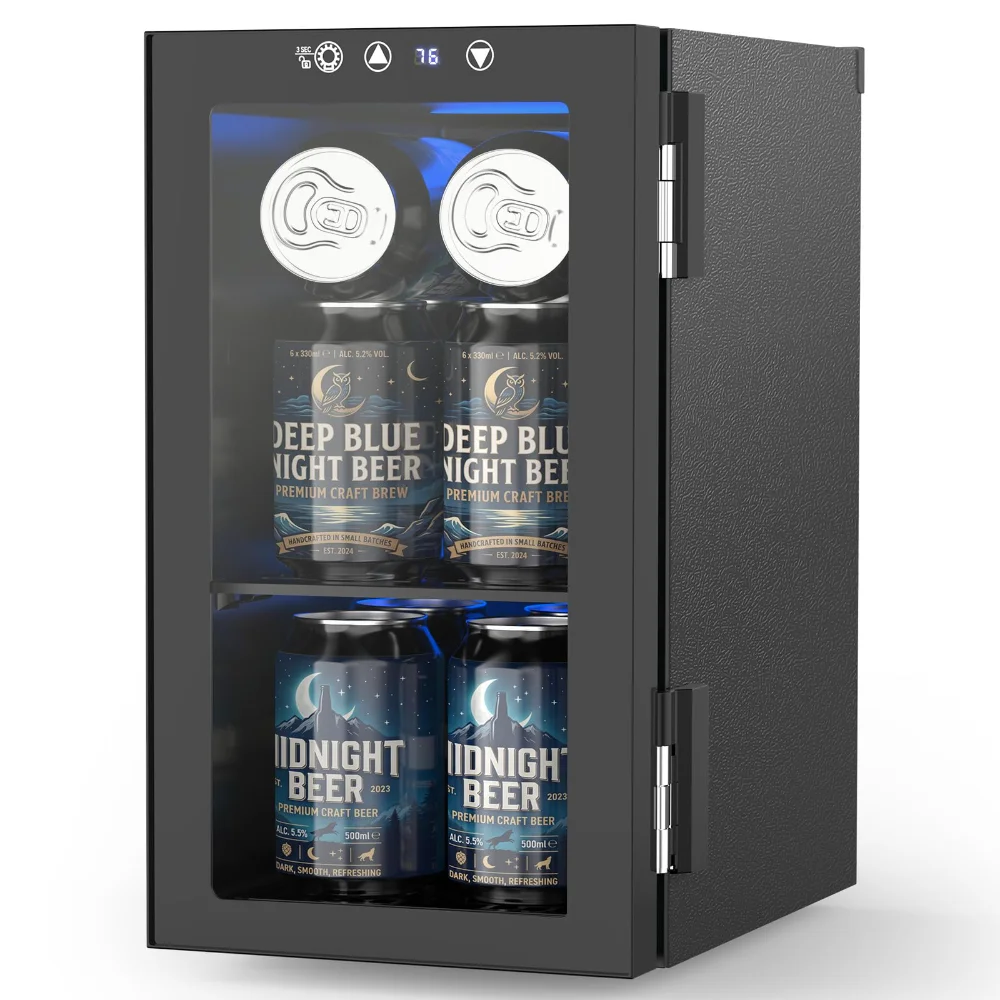 ELECTACTIC Wine Cooler, 12 cans, Black